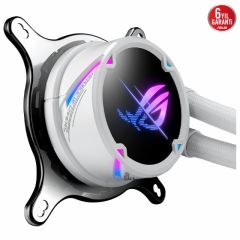 ASUS ROG STRIX LC II 360 ARGB AURA SYNC RGB 120MM ADRESLENEBİLİR RGB FAN SIVI CPU SOĞUTUCUSU BEYAZ V2