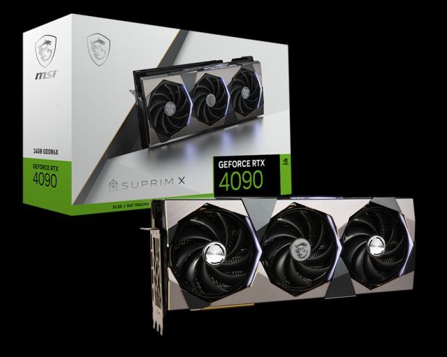 MSI VGA GEFORCE RTX 4090 SUPRIM X 24G RTX4090 24GB GDDR6X 384B DX12 PCIE 4.0 X16 (3XDP 1XHDMI)