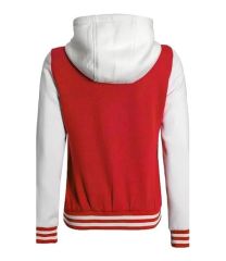 Kapüşonlu Nakışlı ve Baskılı Kolej Montu, Varsity, Bomber Ceket KPL05