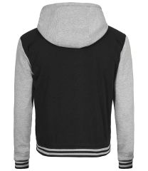 Kapüşonlu Nakışlı ve Baskılı Kolej Montu, Varsity, Bomber Ceket KPL06