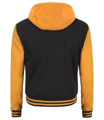 Kapüşonlu Nakışlı ve Baskılı Kolej Montu, Varsity, Bomber Ceket KPL08