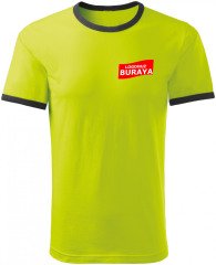 Sıfır Yaka Penye T-Shirt - Açık Yeşil Garnitür