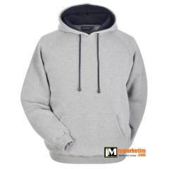 Kapşonlu 3 İplik Kalın Sweatshirt KP13