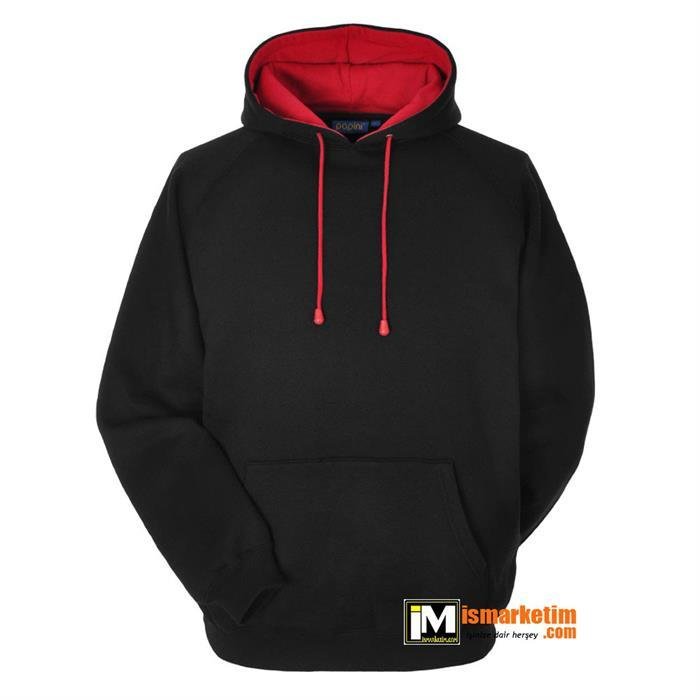 Kapşonlu 3 İplik Kalın Sweatshirt KP09