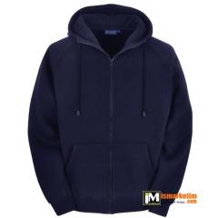 Kapşonlu 3 İplik Kalın Sweatshirt KF07