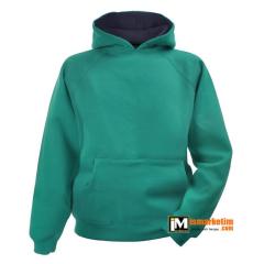 Kapşonlu 3 İplik Kalın Sweatshirt KS15