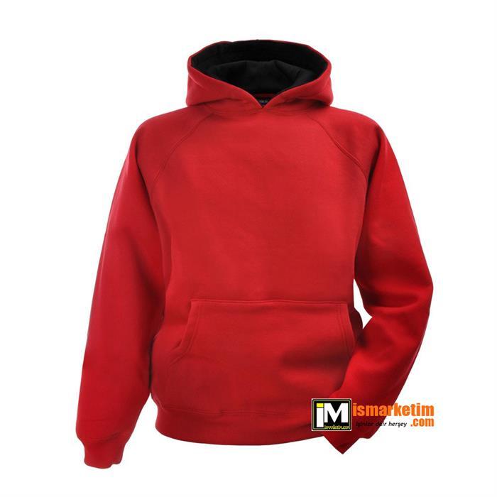 Kapşonlu 3 İplik Kalın Sweatshirt KS08