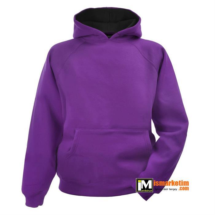 Kapşonlu 3 İplik Kalın Sweatshirt KS05