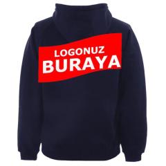 Kapşonlu 3 İplik Kalın Sweatshirt KS04