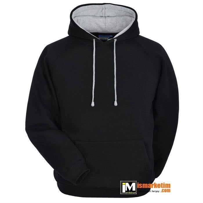 Kapşonlu 3 İplik Kalın Sweatshirt KP17