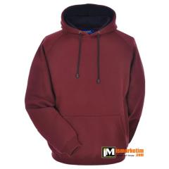 Kapşonlu 3 İplik Kalın Sweatshirt KP10