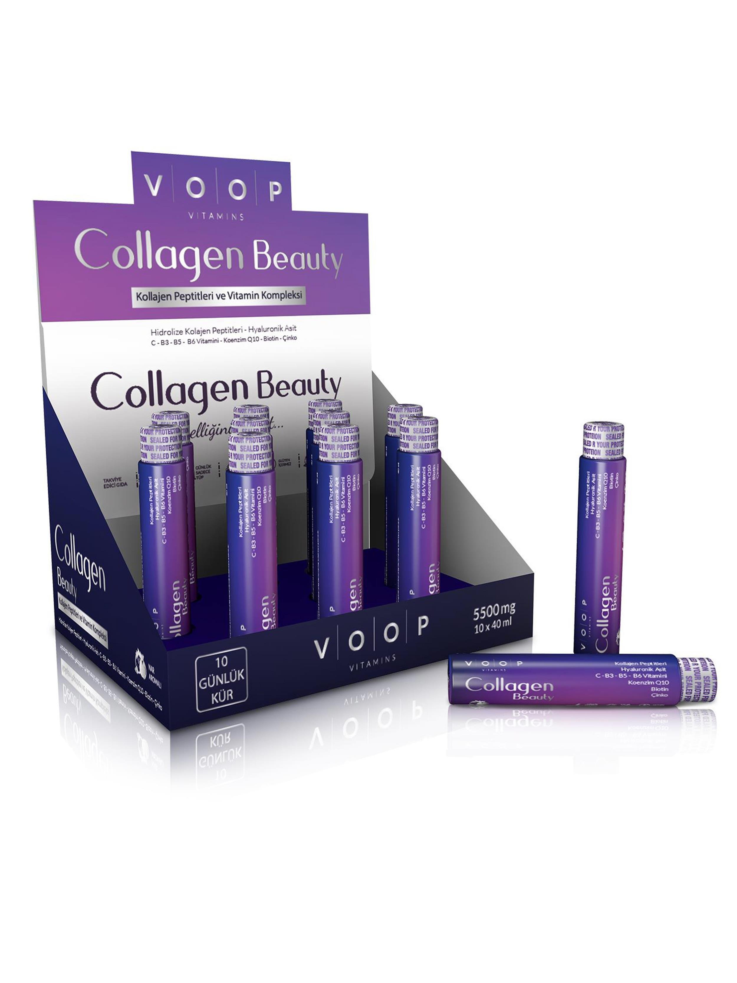 VOOP Collagen Beauty 5500 mg Nar Aromalı 10 Shot x 40 ml