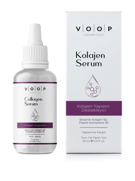 Kolajen Cilt Bakımı Serumu - 30 Ml Yapısını Destekleyici&yaşlanma Karşıtı %2botanik Kolajen%1 Peptit