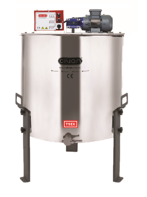 40056A-6 stainless steel honey filter machine - HORIZONTAL / TIME ADJUSTMENT AUTOMATIC