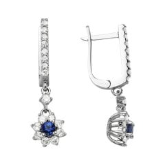 0,32 Karat ASSOS Safir Küpe