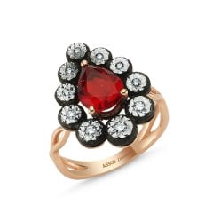 0,14 Karat ASSOS Yakut Yüzük