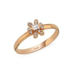 0.10 Karat ASSOS Tek Taş Yüzük