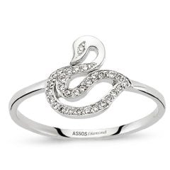0.12 Karat ASSOS Tek Taş Yüzük