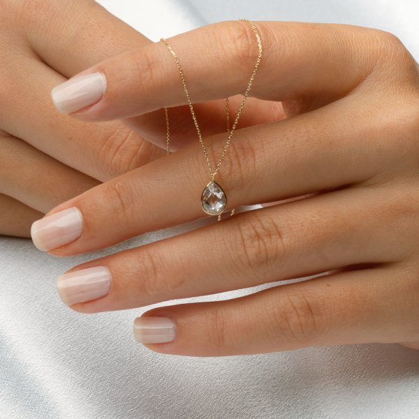 DROPS WHITE 14 AYAR KOLYE