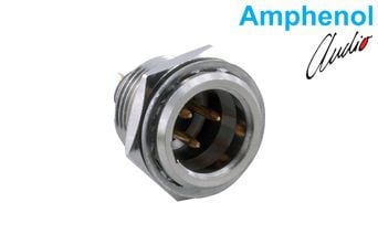 Amphenol AG3MCC 3 Pin Mini XLR Erkek Şase Konnektör