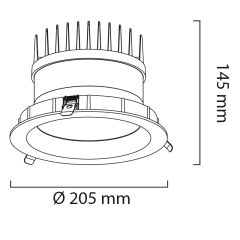 Goya Gy 3032-30 36 Watt COB Ledli Mağaza Armatür