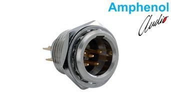 Amphenol AG5MCC 5 Pin Mini XLR Erkek Şase Konnektör
