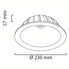 Goya Gy 3038-40 36 Watt COB Ledli Mağaza Armatür