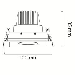 Goya Gy 3041-16 14 Watt COB Ledli Mağaza Armatür