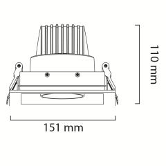 Goya Gy 3041-22 20 Watt COB Ledli Mağaza Armatür