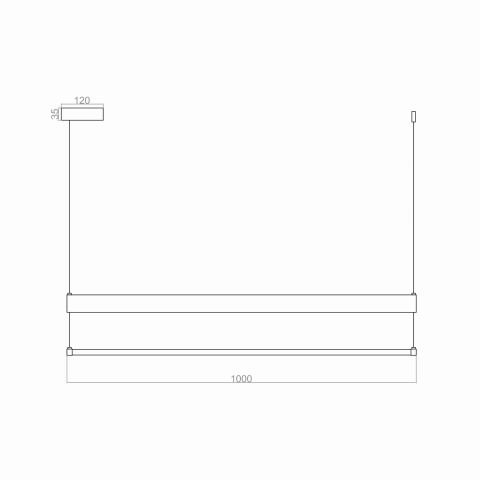Sarkıt Led Avize Wuta PLA32131 Led Avize
