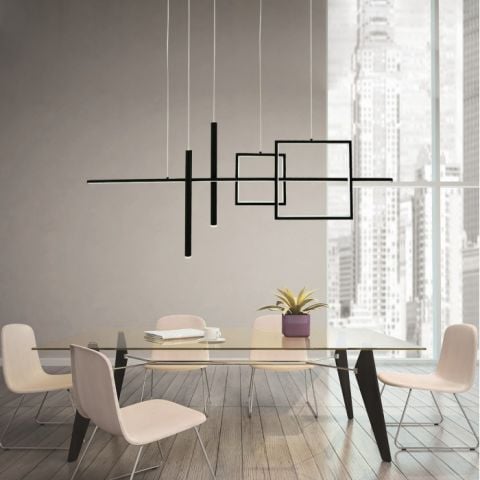 Sarkıt Led Avize Square Rod PLA32046 120cm Led Avize