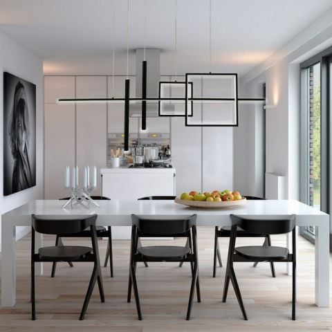 Sarkıt Led Avize Square Rod PLA32046 120cm Led Avize