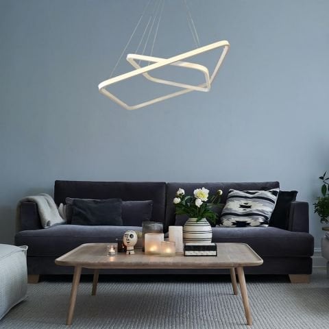Sarkıt Led Avize Oval Corner Pro PLA30014 Led Avize