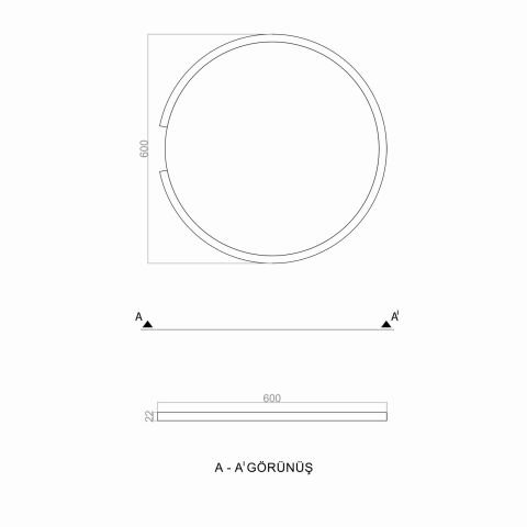 Plafonyer Led Avize PLA31029 Hal