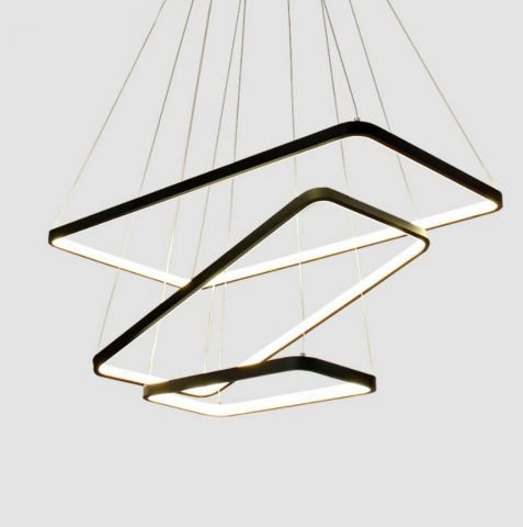 Sarkıt Led Avize Oval Triangle PLA30067 Led Avize