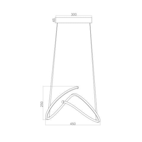 Sarkıt Led Avize Pafinitet PLA32162 Led Avize