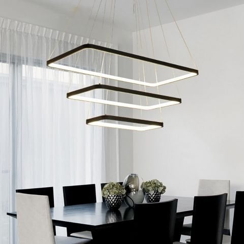 Sarkıt Led Avize Oval Triangle Pro PLA30067 Led Avize
