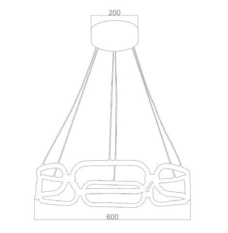 Sarkıt Led Avize Schloss PLA32164 Led Avize