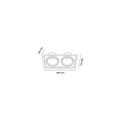 Goya Gy 3053-42 3x42 Watt COB Ledli Mağaza Armatür