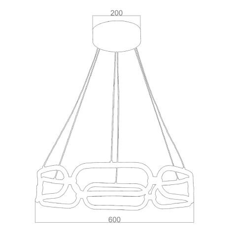 Sarkıt Led Avize Schloss Pro PLA32164 Led Avize