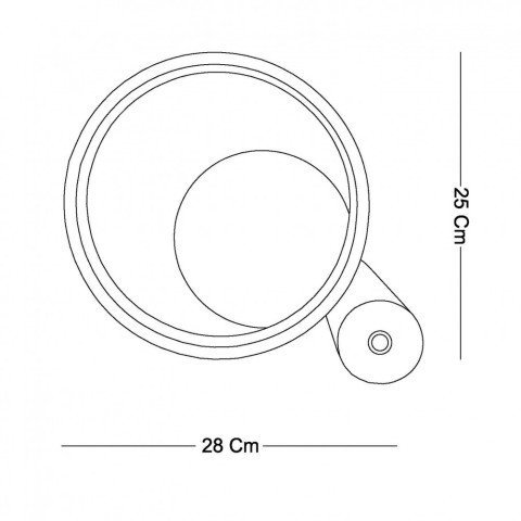 Led Masa Lambası Ø25cm PLP20200