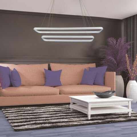 Sarkıt Led Avize Oval Köşe PLA30023 Led Avize