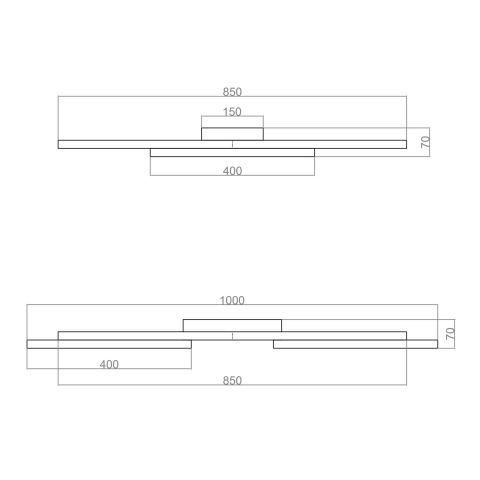 Plafonyer Led Avize PLA32030 Glasses Plafonyer