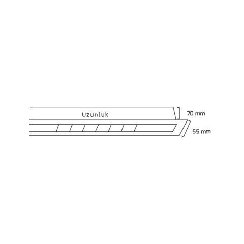 Goya Gy 8024-95 30 Watt Sıva Altı Linear Armatür