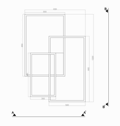 Plafonyer Led Avize PLA32039 Sırta Plafonyer