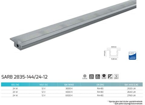 Goya SARB 2835-144/24-12 Rigid Bar