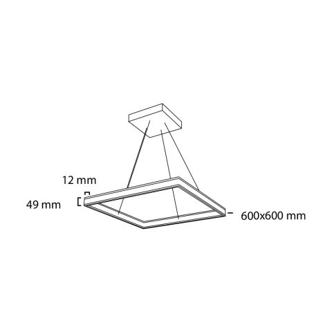 Goya Gy 8213-60 52 Watt Sarkıt Linear Armatür