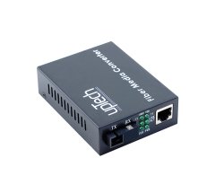 Uptech KX1058SA 10/100/1000Mbps Single Mode WDM TX1310/RX1550nm Media Converter