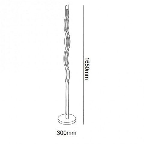 TRA20093 Led Lambader OPPOSITE 165 cm