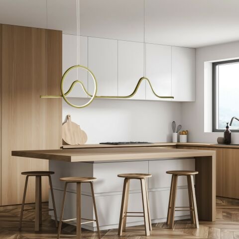 Sarkıt Led Avize Oval Line PLA32147 Led Avize